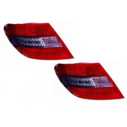 Mercedes C Klasse W204 LED Achterlichten Rood Wit