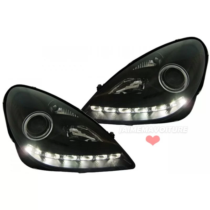 Mercedes SLK R171 LED koplampen chroom