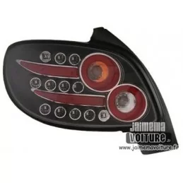 Peugeot 206 Led bakljus svart