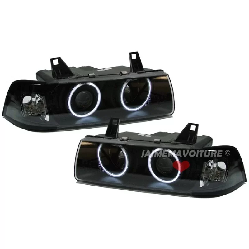 Fari Angel eyes bmw serie 3 e36