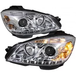 Front led lights Mercedes C200 C220 C320 amg W204 C-class