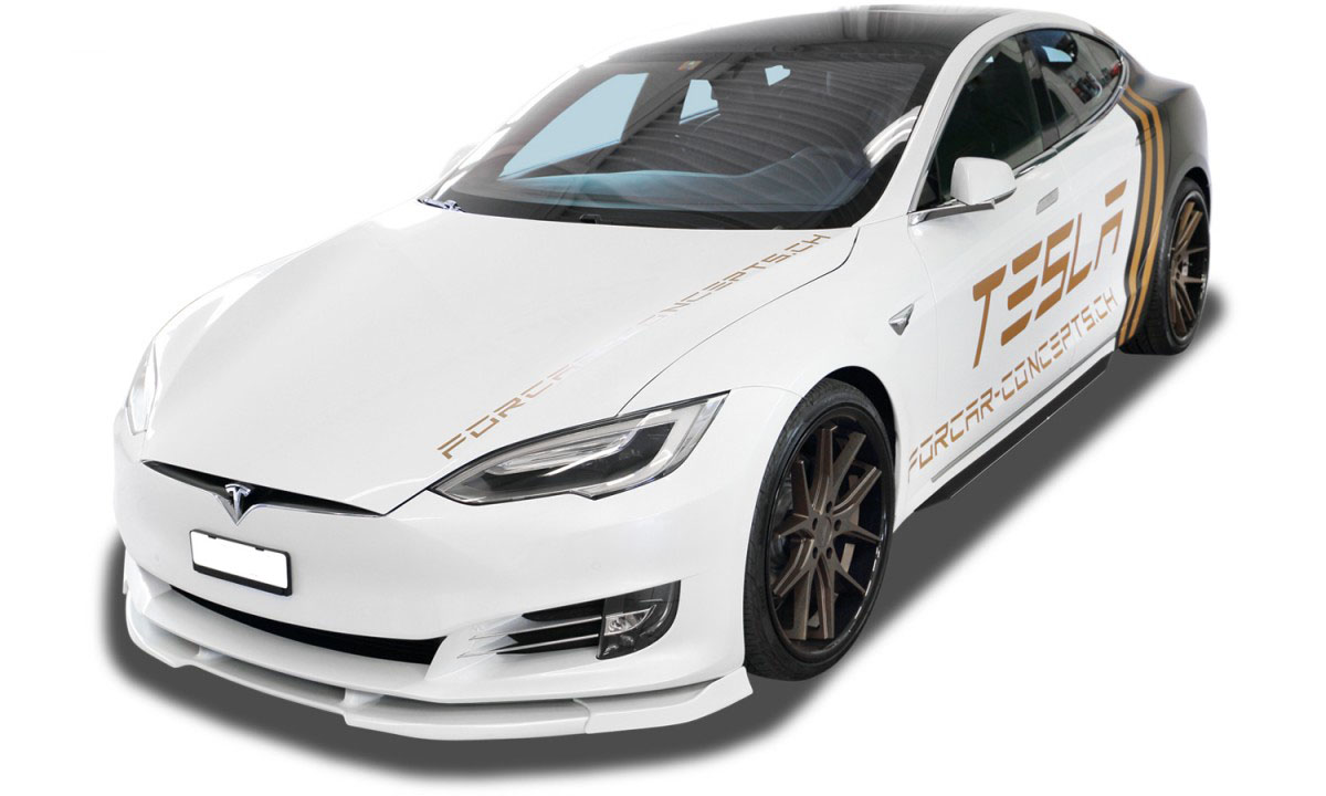 Accessoires en carbone pour Tesla
