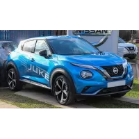Inställningsdelar för Nissan Juke 2020: viltfångare, matta, takräcken, matta, armstöd